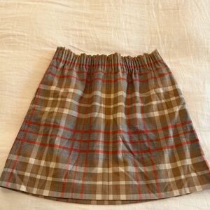 NWT J.Crew factory plaid mini skirt